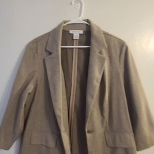 Elegant Women's Beige Blazer